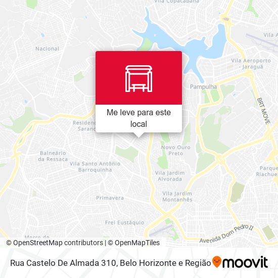 Rua Castelo De Almada 310 mapa