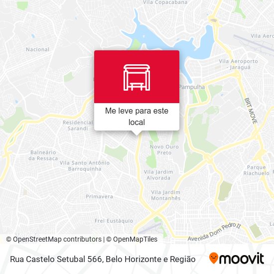 Rua Castelo Setubal 566 mapa