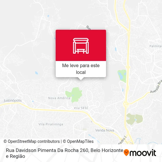 Rua Davidson Pimenta Da Rocha 260 mapa