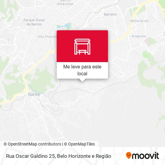Rua Oscar Galdino 25 mapa