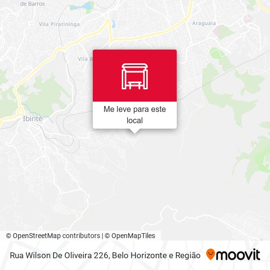 Rua Wilson De Oliveira 226 mapa