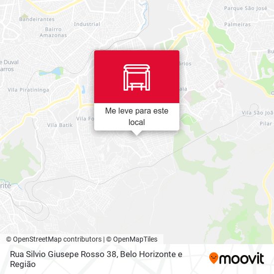 Rua Silvio Giusepe Rosso 38 mapa