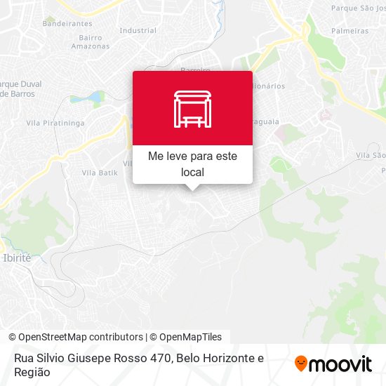 Rua Silvio Giusepe Rosso 470 mapa