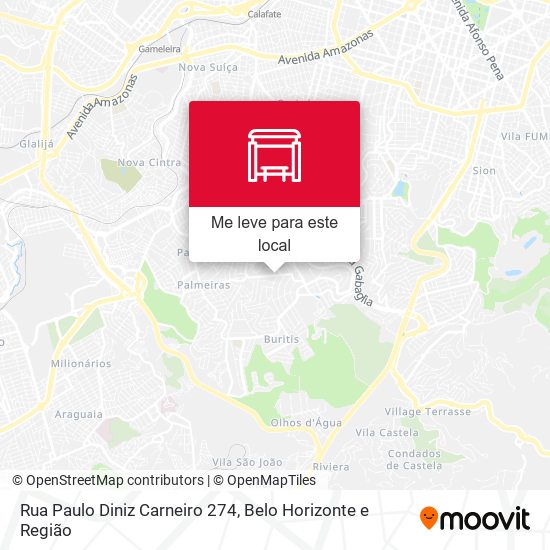 Rua Paulo Diniz Carneiro 274 mapa