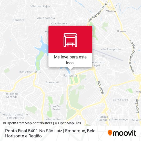 Ponto Final 5401 No São Luiz | Embarque mapa
