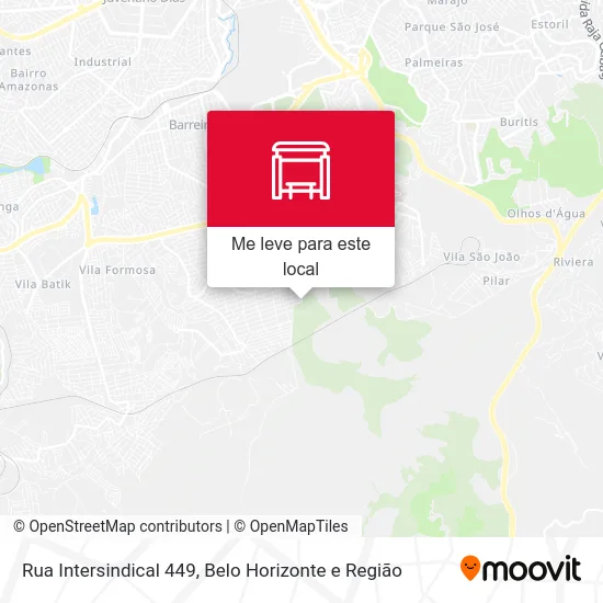 Rua Intersindical 449 mapa