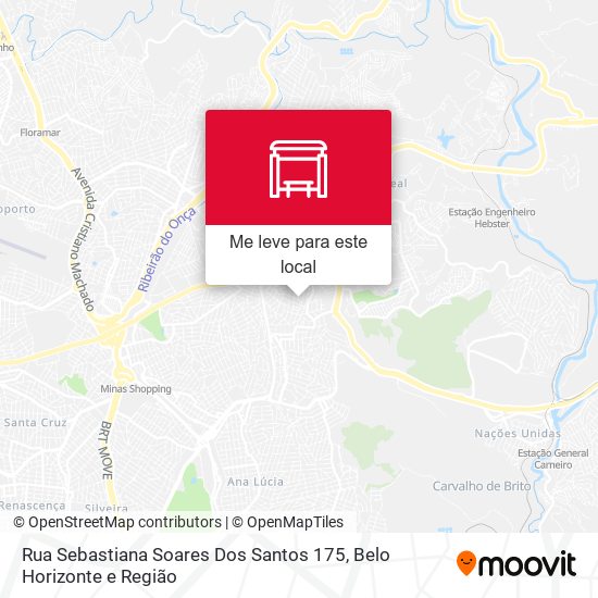 Rua Sebastiana Soares Dos Santos 175 mapa
