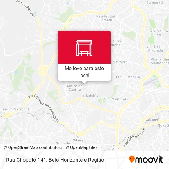 Rua Chopoto 141 mapa