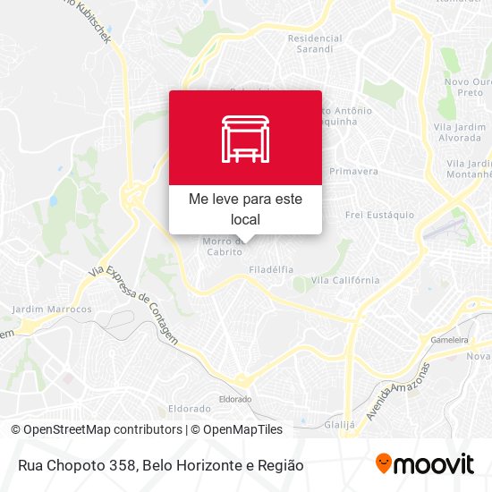 Rua Chopoto 358 mapa