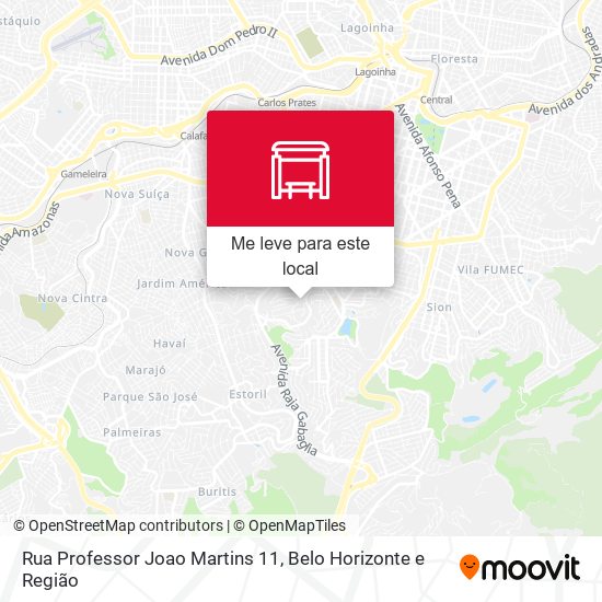 Rua Professor Joao Martins 11 mapa