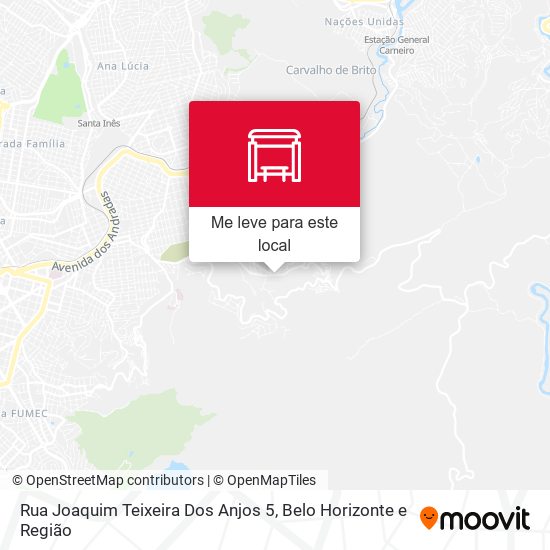 Rua Joaquim Teixeira Dos Anjos 5 mapa