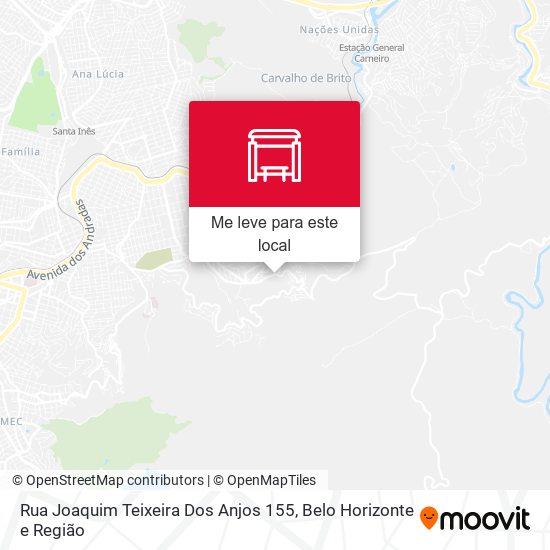 Rua Joaquim Teixeira Dos Anjos 155 mapa