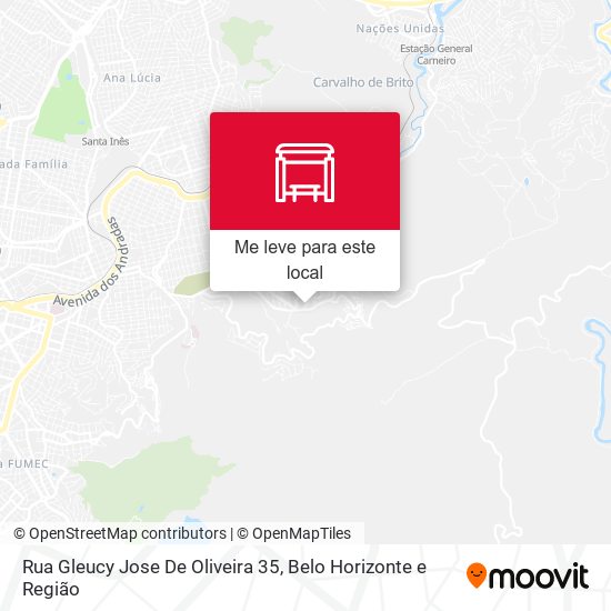 Rua Gleucy Jose De Oliveira 35 mapa