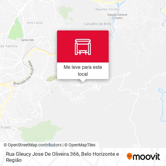 Rua Gleucy Jose De Oliveira 366 mapa