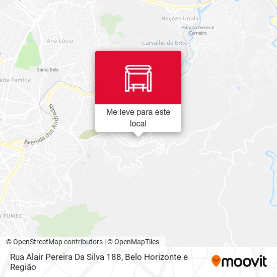 Rua Alair Pereira Da Silva 188 mapa