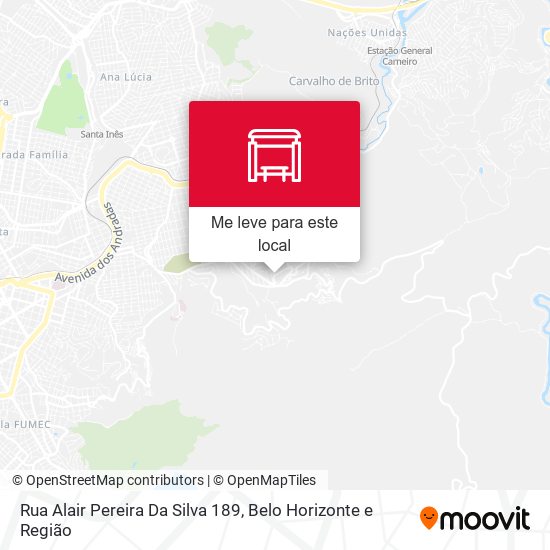 Rua Alair Pereira Da Silva 189 mapa