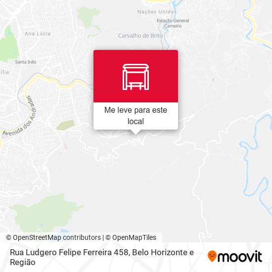 Rua Ludgero Felipe Ferreira 458 mapa