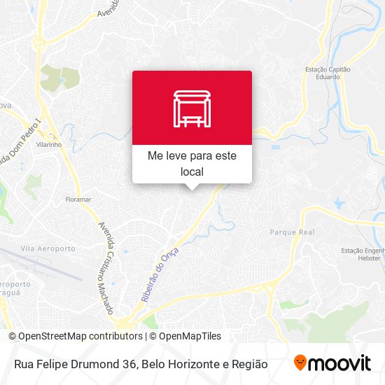 Rua Felipe Drumond 36 mapa