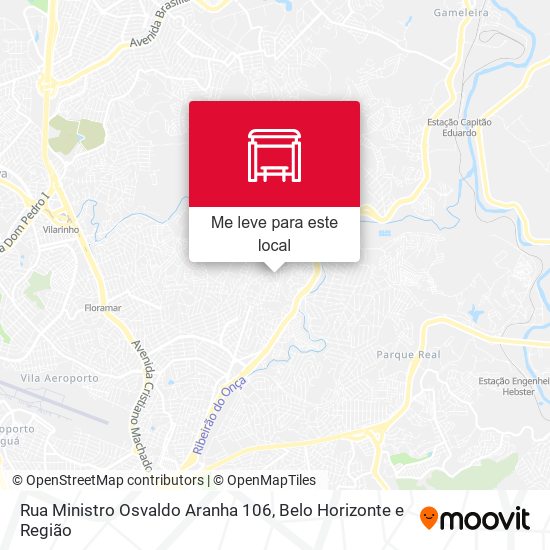 Rua Ministro Osvaldo Aranha 106 mapa
