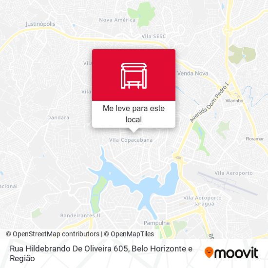Rua Hildebrando De Oliveira 605 mapa