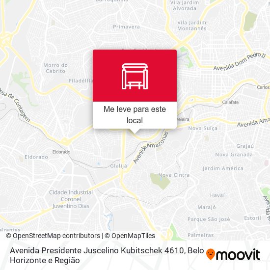 Avenida Presidente Juscelino Kubitschek 4610 mapa