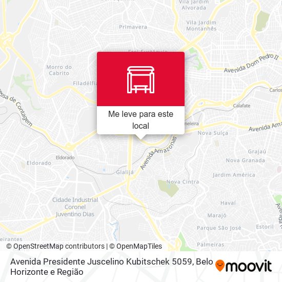 Avenida Presidente Juscelino Kubitschek 5059 mapa