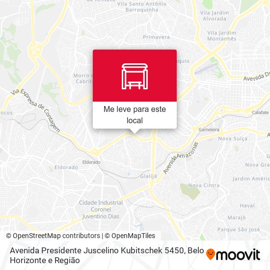 Avenida Presidente Juscelino Kubitschek 5450 mapa