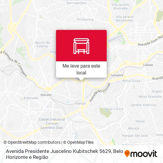 Avenida Presidente Juscelino Kubitschek 5629 mapa