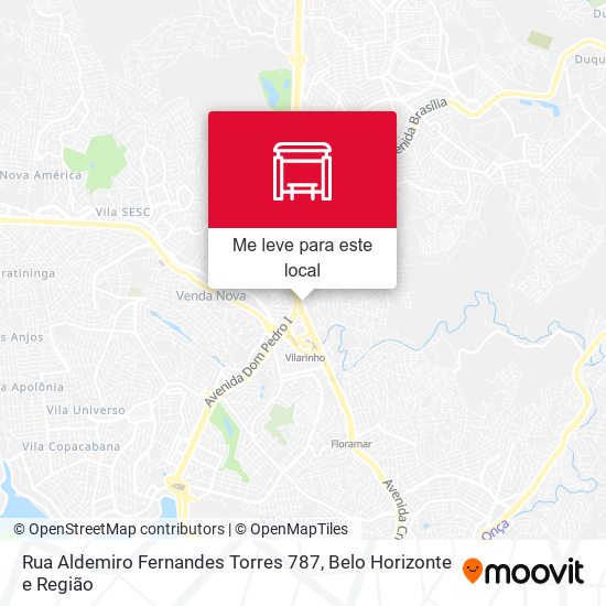 Rua Aldemiro Fernandes Torres 787 mapa