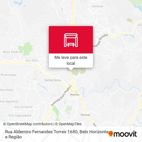 Rua Aldemiro Fernandes Torres 1680 mapa