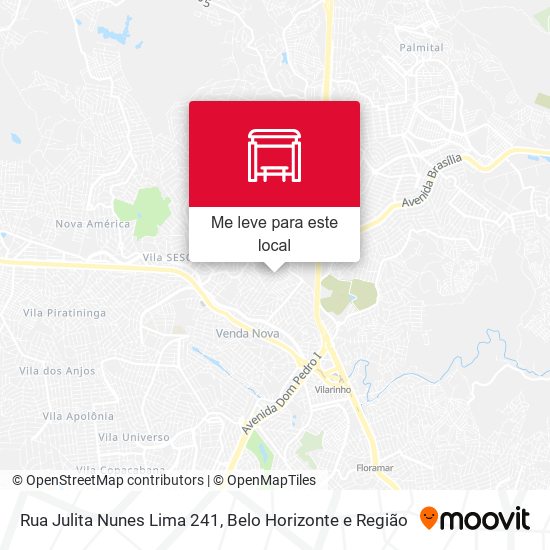 Rua Julita Nunes Lima 241 mapa
