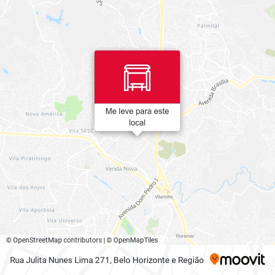 Rua Julita Nunes Lima 271 mapa