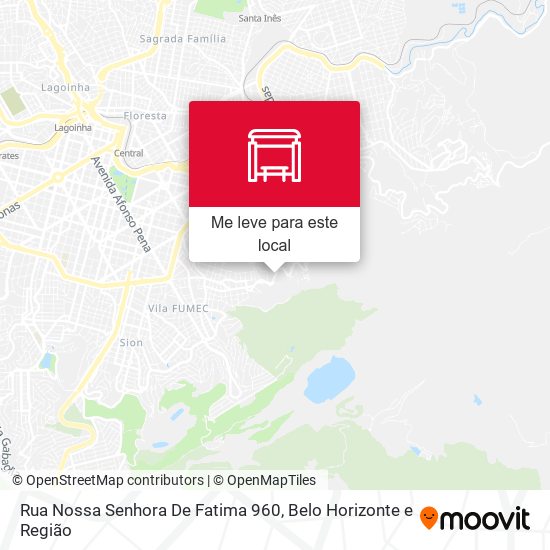 Rua Nossa Senhora De Fatima 960 mapa