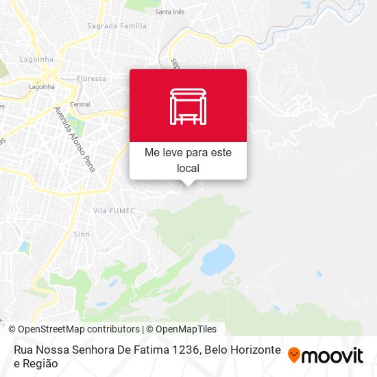 Rua Nossa Senhora De Fatima 1236 mapa