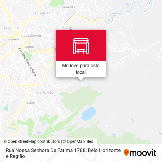 Rua Nossa Senhora De Fatima 1788 mapa