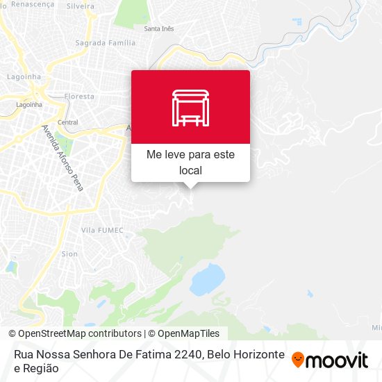 Rua Nossa Senhora De Fatima 2240 mapa