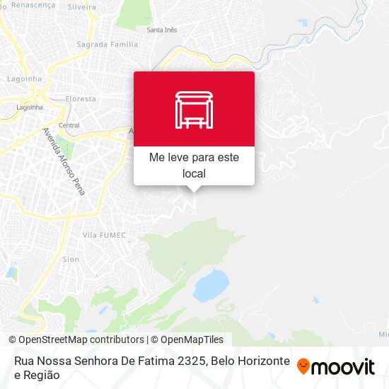 Rua Nossa Senhora De Fatima 2325 mapa