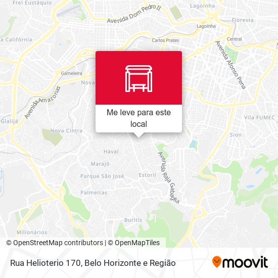 Rua Helioterio 170 mapa