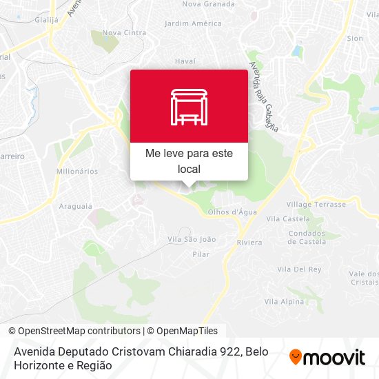 Avenida Deputado Cristovam Chiaradia 922 mapa