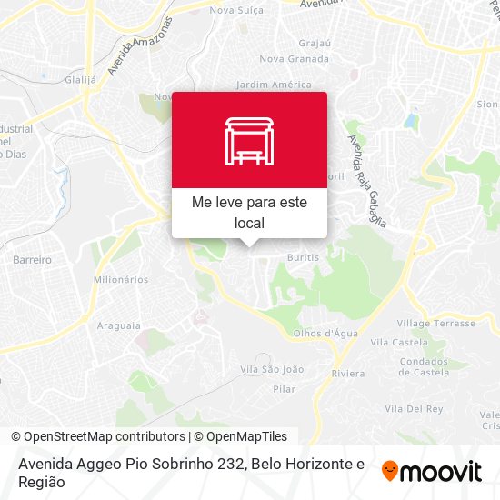 Avenida Aggeo Pio Sobrinho 232 mapa