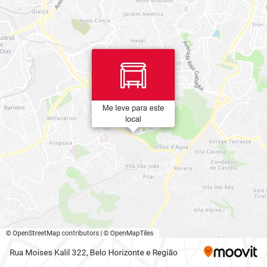 Rua Moises Kalil 322 mapa
