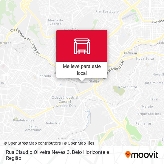 Rua Claudio Oliveira Neves 3 mapa