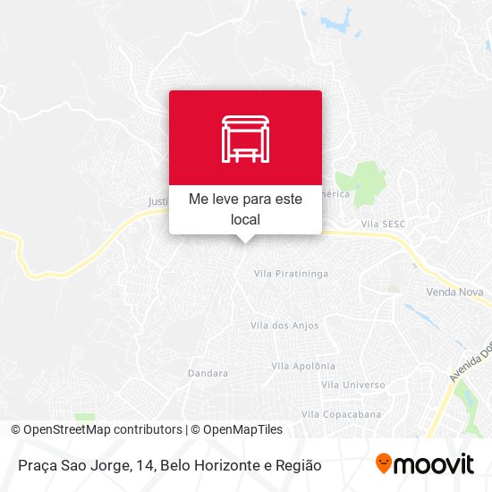 Praça Sao Jorge, 14 mapa