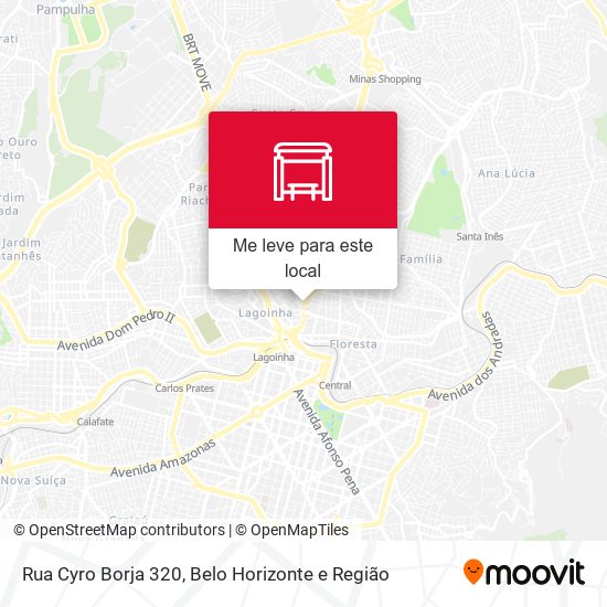 Rua Cyro Borja 320 mapa