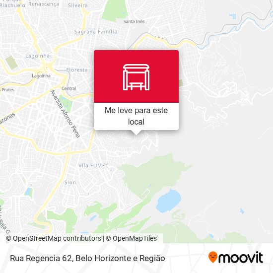 Rua Regencia 62 mapa