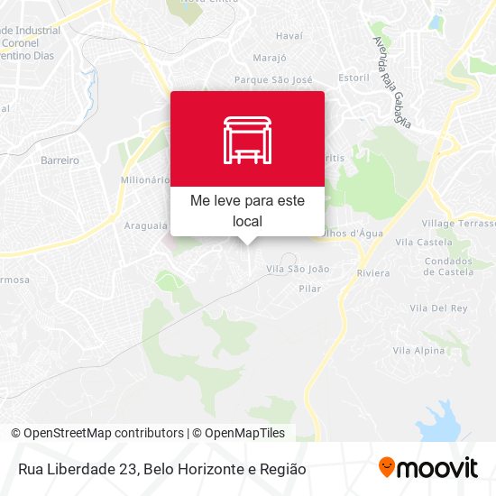 Rua Liberdade 23 mapa