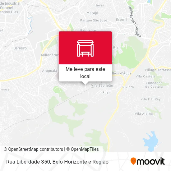 Rua Liberdade 350 mapa