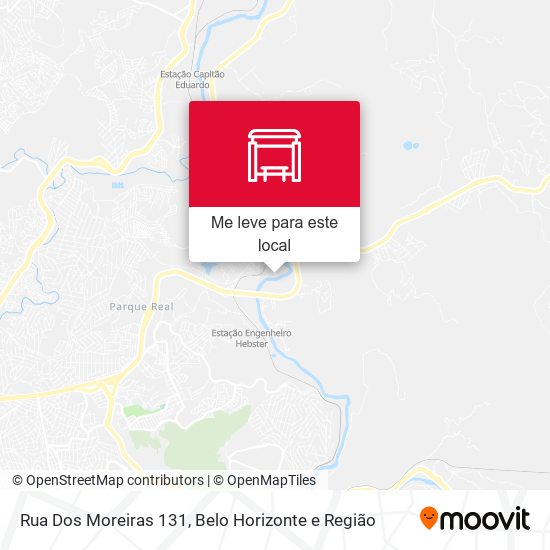 Rua Dos Moreiras 131 mapa