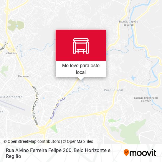 Rua Alvino Ferreira Felipe 260 mapa