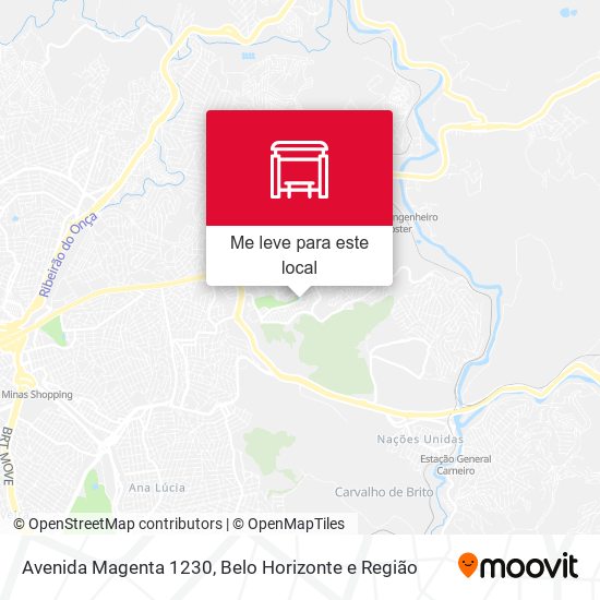 Avenida Magenta 1230 mapa
